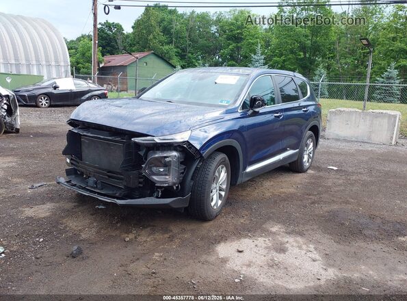 5NMS2CAD0LH233936 2020 HYUNDAI SANTA FE Dark Blue Przód lewy