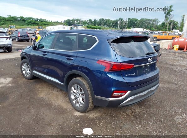 5NMS2CAD0LH233936 2020 HYUNDAI SANTA FE Dark Blue Tył lewy