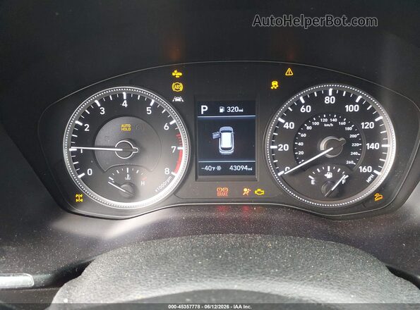 5NMS2CAD0LH233936 2020 HYUNDAI SANTA FE Dark Blue Widok tylnych siedzeń