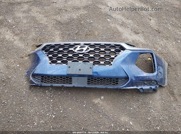 5NMS2CAD0LH233936 2020 HYUNDAI SANTA FE Dark Blue Widok zestawu wskaźników