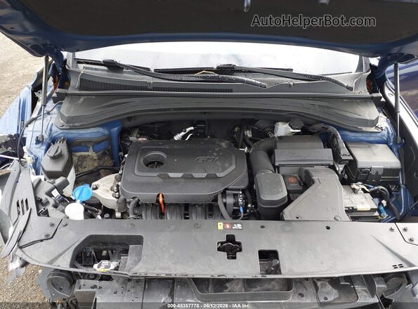 5NMS2CAD0LH233936 2020 HYUNDAI SANTA FE Dark Blue Widok z tyłu