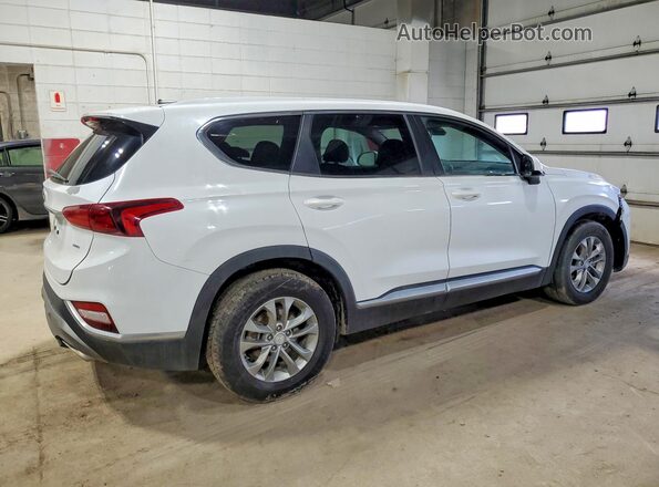 5NMS2CAD1KH084290 2019 HYUNDAI SANTA White Задня права чверть