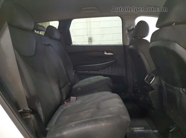 5NMS2CAD1KH084290 2019 HYUNDAI SANTA White Вид задньої частини салону