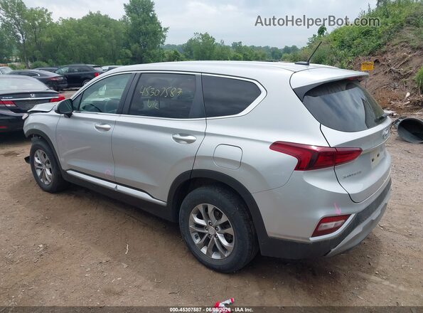 5NMS2CAD1LH145381 2020 HYUNDAI SANTA FE Silver Trasero izquierdo
