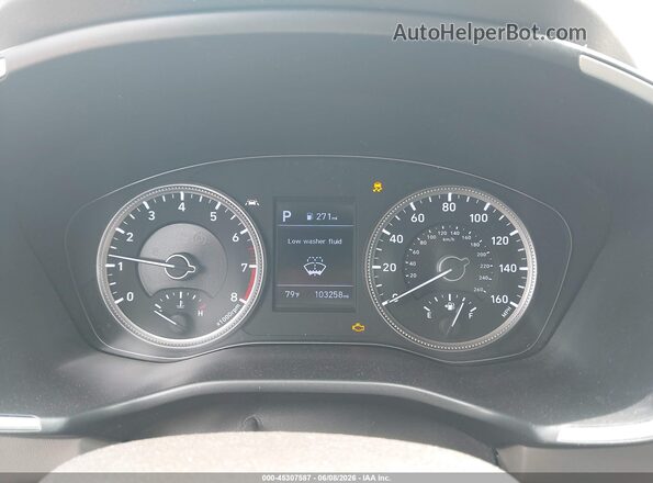 5NMS2CAD1LH145381 2020 HYUNDAI SANTA FE Silver Vista de los asientos traseros