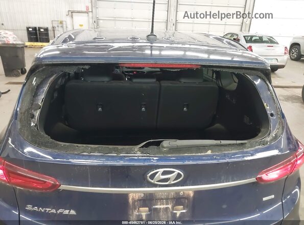 5NMS2CAD2KH122724 2019 HYUNDAI SANTA FE Синий Вид спереди