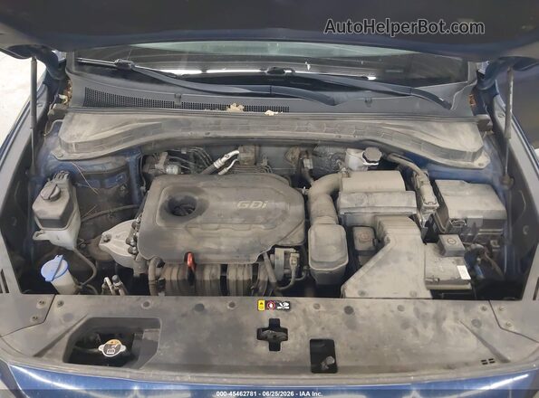 5NMS2CAD2KH122724 2019 HYUNDAI SANTA FE Синий Вид сзади