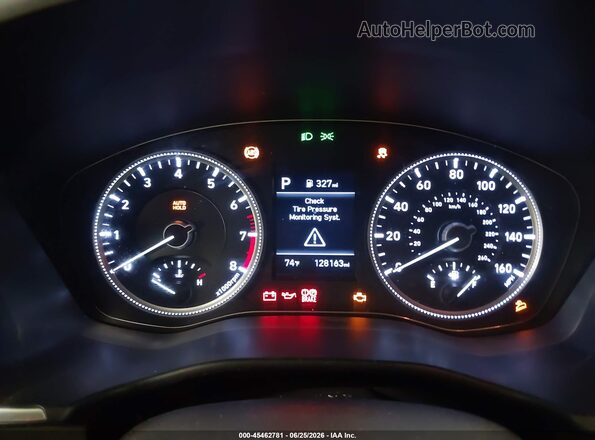 5NMS2CAD2KH122724 2019 HYUNDAI SANTA FE Синий Вид задних сидений