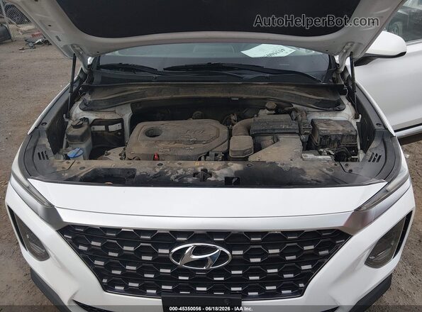 5NMS2CAD3KH018064 2019 HYUNDAI SANTA FE White Rear view