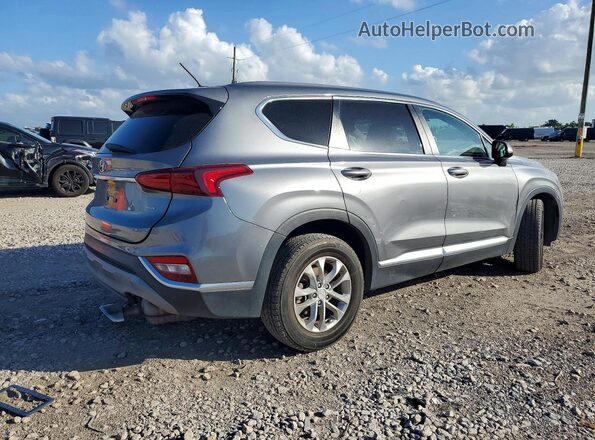 5NMS2CAD3KH093394 2019 HYUNDAI SANTA Серый Задняя правая четверть