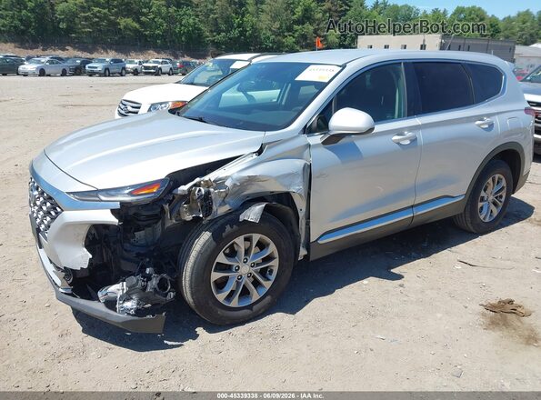 5NMS2CAD3KH102126 2019 HYUNDAI SANTA FE Серебряный Передняя левая четверть