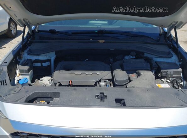 5NMS2CAD3KH102126 2019 HYUNDAI SANTA FE Серебряный Вид сзади