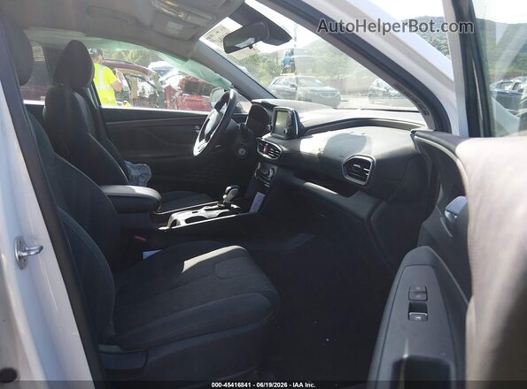 5NMS2CAD3LH155782 2020 HYUNDAI SANTA FE White Vista interior delantera