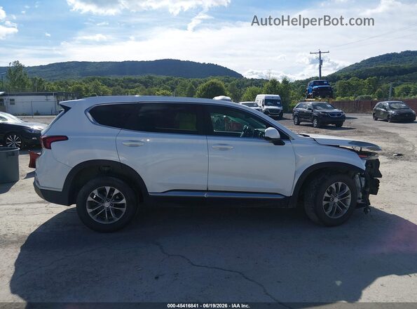 5NMS2CAD3LH155782 2020 HYUNDAI SANTA FE White Vista interior trasera