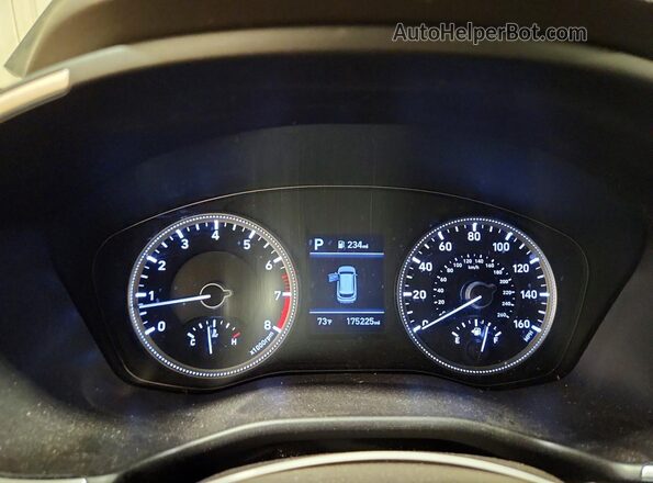 5NMS2CAD3LH193044 2020 HYUNDAI SANTA Black Vista del cuadro de instrumentos