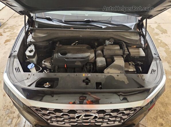 5NMS2CAD3LH193044 2020 HYUNDAI SANTA Black Vista del compartimento del motor