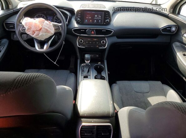 5NMS2CAD4KH051297 2019 HYUNDAI SANTA White Dashboard view