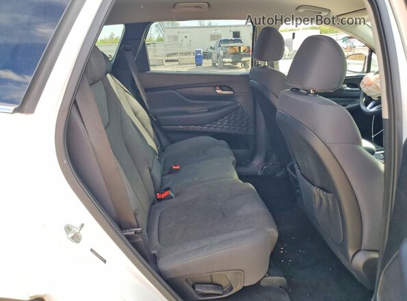 5NMS2CAD4KH051297 2019 HYUNDAI SANTA White Rear seats view