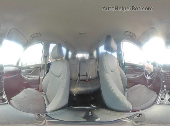 5NMS2CAD4KH051297 2019 HYUNDAI SANTA White VIN sticker view