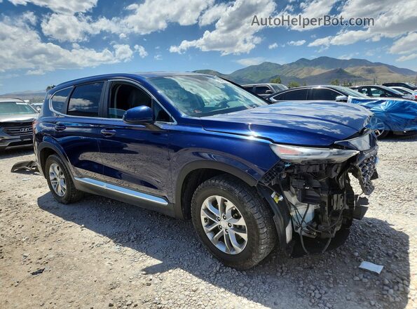 5NMS2CAD4KH077771 2019 HYUNDAI SANTA Blue 
