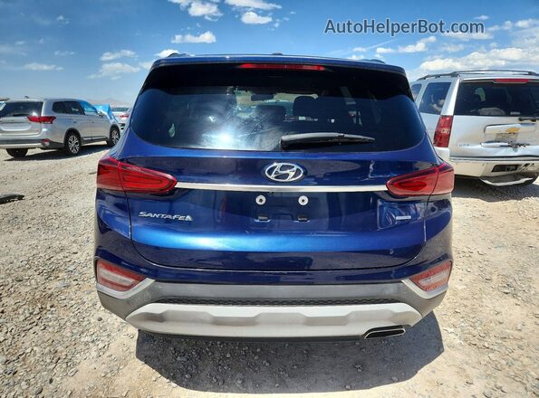 5NMS2CAD4KH077771 2019 HYUNDAI SANTA Blue 