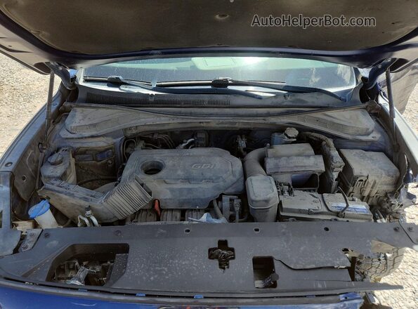 5NMS2CAD4KH077771 2019 HYUNDAI SANTA Blue 