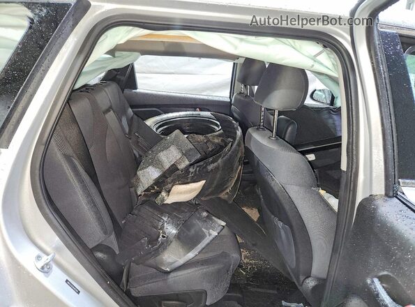 5NMS2CAD4KH093694 2019 HYUNDAI SANTA Silver უკანა სალონის ხედი