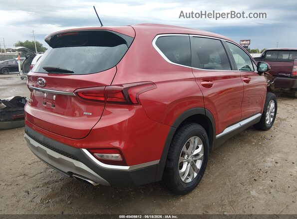 5NMS2CAD4KH102118 2019 HYUNDAI SANTA FE Красный Задняя правая четверть