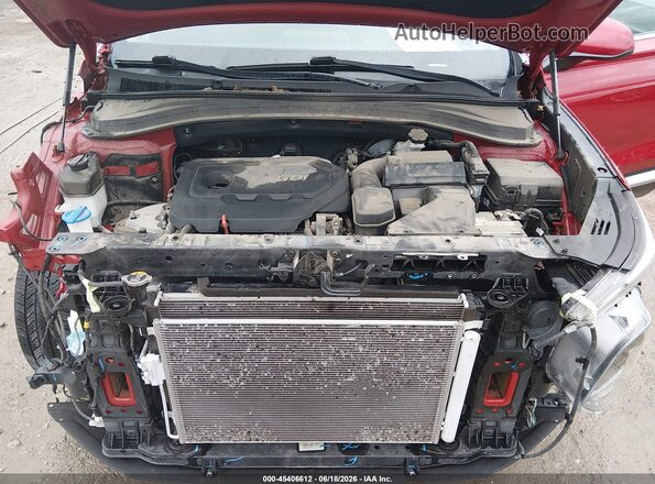 5NMS2CAD4KH102118 2019 HYUNDAI SANTA FE Красный Вид сзади