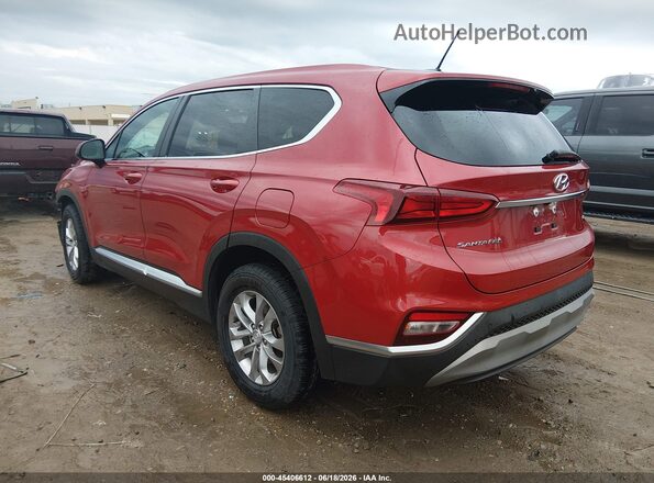 5NMS2CAD4KH102118 2019 HYUNDAI SANTA FE Красный Задняя левая четверть