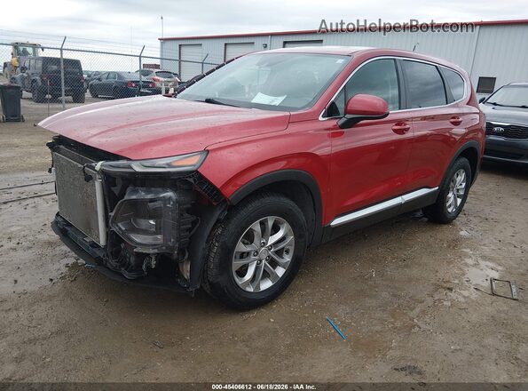 5NMS2CAD4KH102118 2019 HYUNDAI SANTA FE Красный Передняя левая четверть