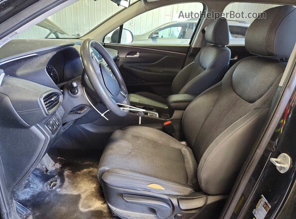5NMS2CAD4KH113989 2019 HYUNDAI SANTA Black Vista interior delantera