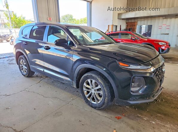 5NMS2CAD4KH113989 2019 HYUNDAI SANTA Black Delantero derecho