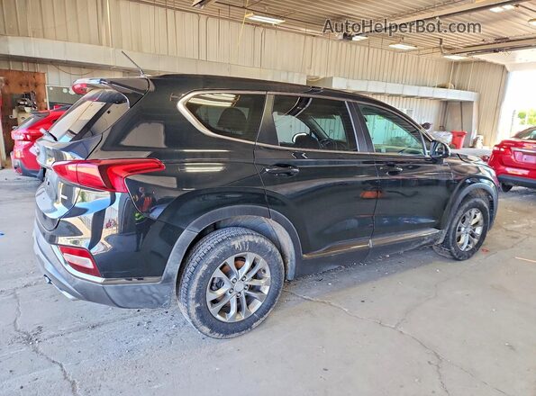5NMS2CAD4KH113989 2019 HYUNDAI SANTA Black Trasero derecho