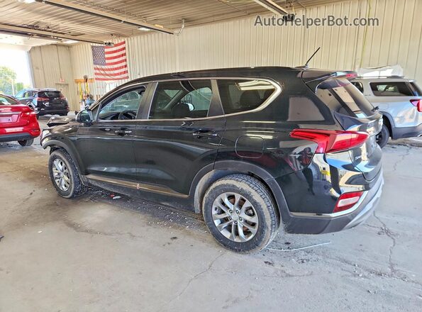 5NMS2CAD4KH113989 2019 HYUNDAI SANTA Black Trasero izquierdo