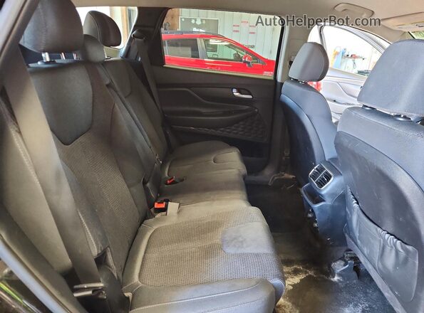 5NMS2CAD4KH113989 2019 HYUNDAI SANTA Black Vista interior trasera
