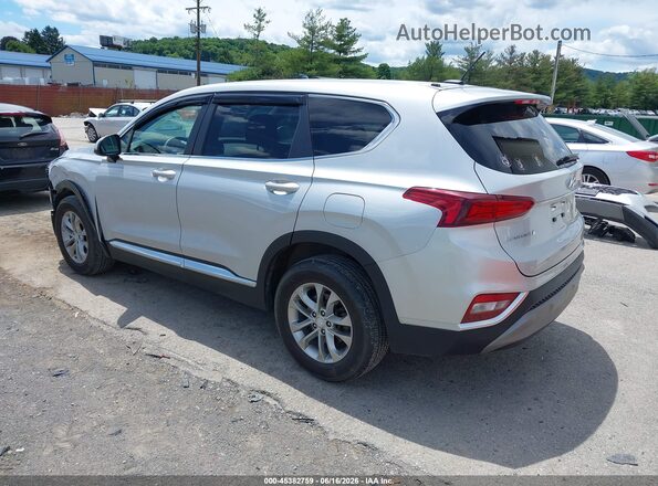 5NMS2CAD5KH083563 2019 HYUNDAI SANTA FE Silver Հետևի ձախ