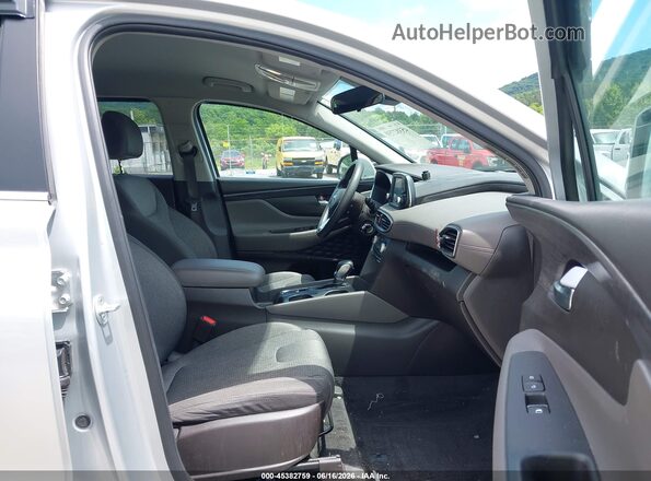 5NMS2CAD5KH083563 2019 HYUNDAI SANTA FE Silver Սալոնի դիմացի տեսք