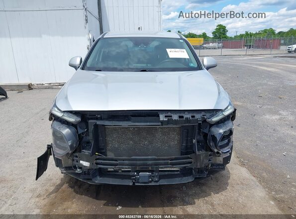 5NMS2CAD5KH083563 2019 HYUNDAI SANTA FE Silver Սալոնի հետևի տեսք