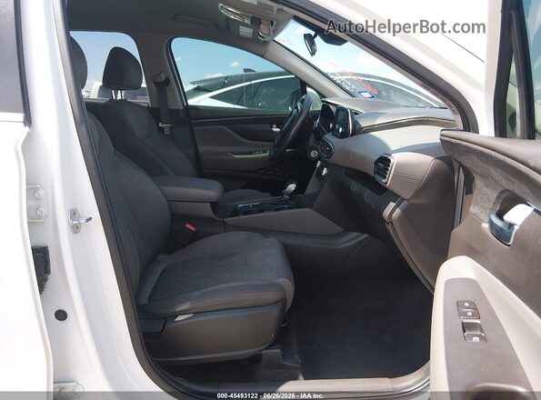 5NMS2CAD5KH101978 2019 HYUNDAI SANTA FE White Front interior view