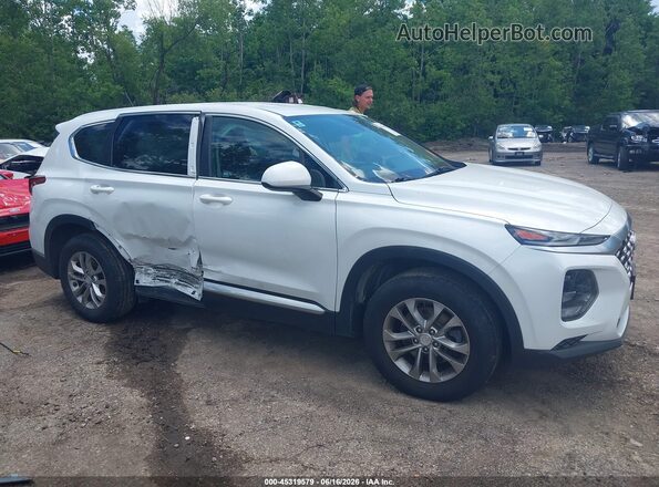 5NMS2CAD5LH286311 2020 HYUNDAI SANTA FE White უკანა სალონის ხედი