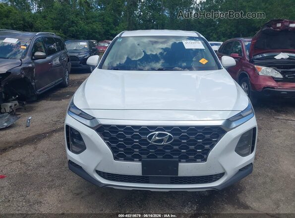 5NMS2CAD5LH286311 2020 HYUNDAI SANTA FE White ხელსაწყოთა პანელის ხედი