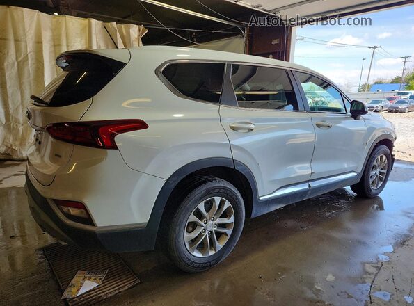5NMS2CAD6KH028877 2019 HYUNDAI SANTA White Trasero derecho