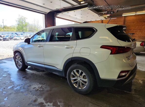 5NMS2CAD6KH028877 2019 HYUNDAI SANTA White Trasero izquierdo