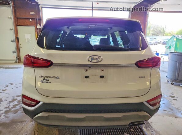 5NMS2CAD6KH028877 2019 HYUNDAI SANTA White Vista trasera