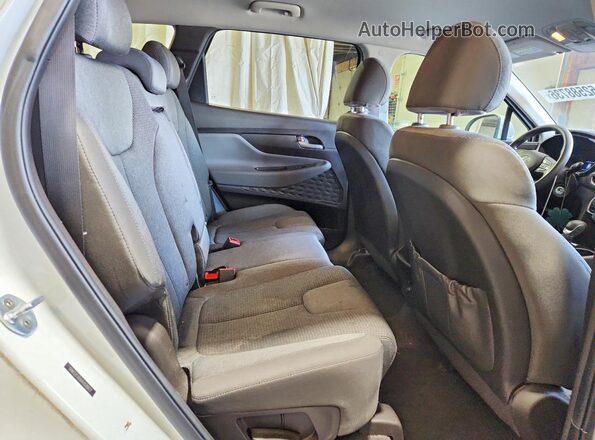 5NMS2CAD6KH028877 2019 HYUNDAI SANTA White Vista interior trasera