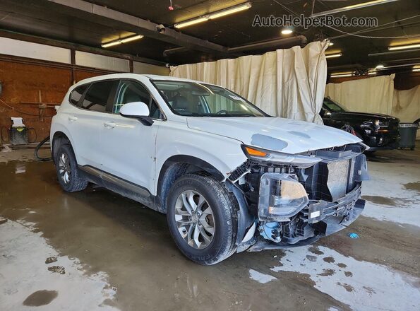 5NMS2CAD6KH028877 2019 HYUNDAI SANTA White Delantero derecho