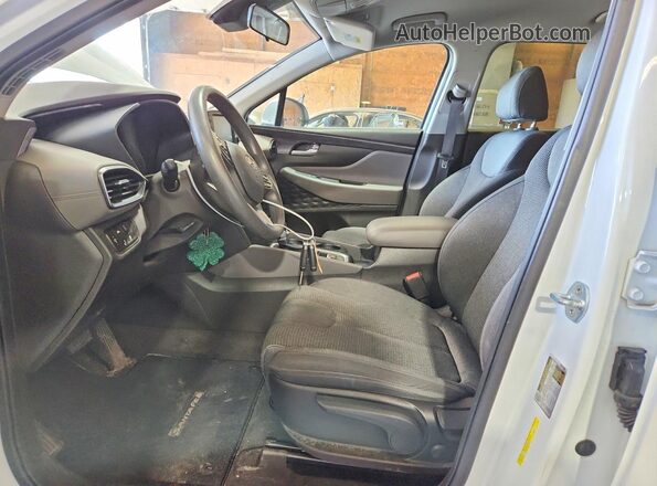 5NMS2CAD6KH028877 2019 HYUNDAI SANTA White Vista interior delantera