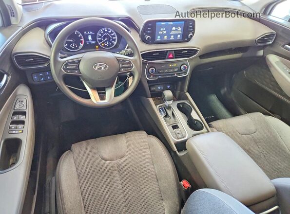 5NMS2CAD6KH028877 2019 HYUNDAI SANTA White Vista del salpicadero