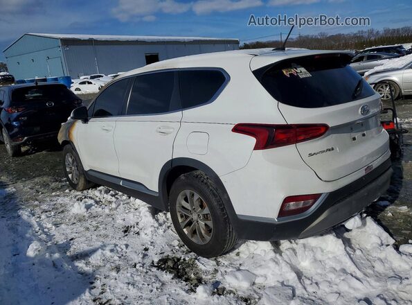 5NMS2CAD6KH060454 2019 HYUNDAI SANTA White Tył lewy